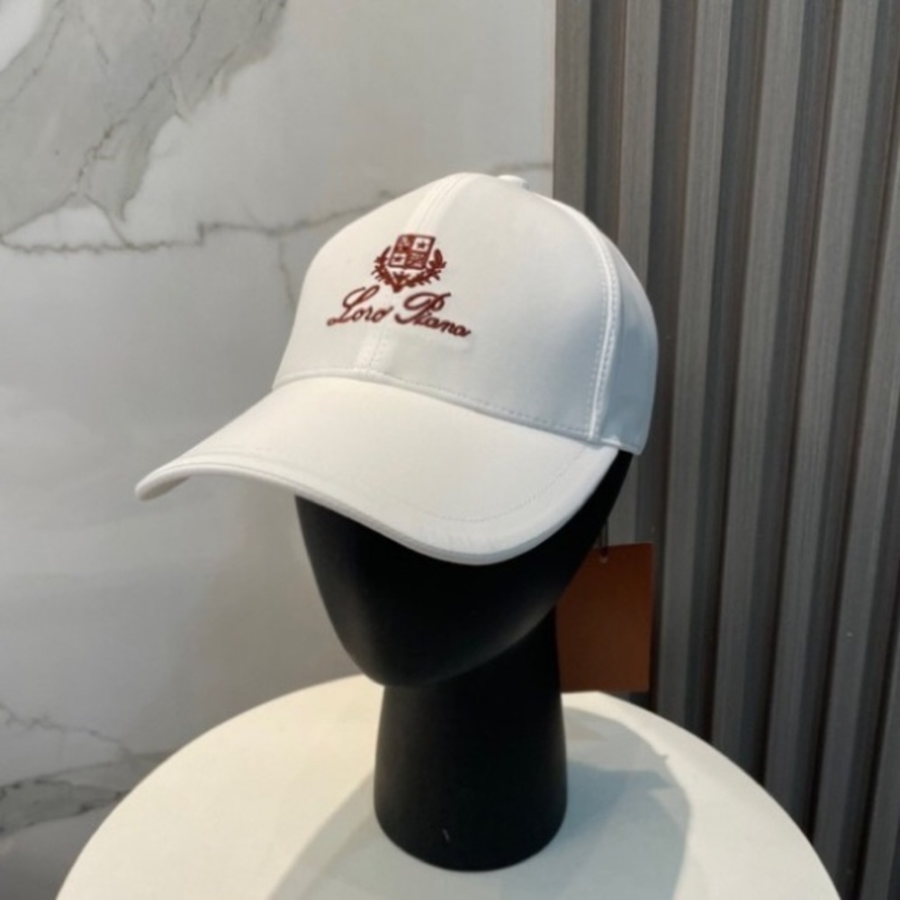Loro Piana white baseball cap - Picture 6 of 8